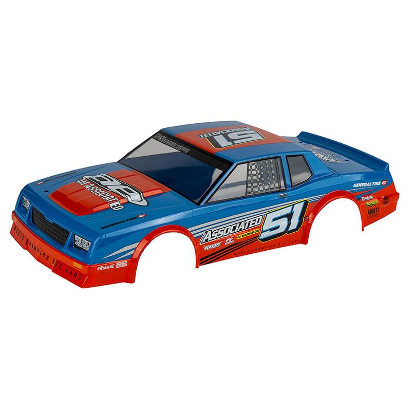 Team Associated SR10M Street Stock Bodyshell - Blue (AS71055)