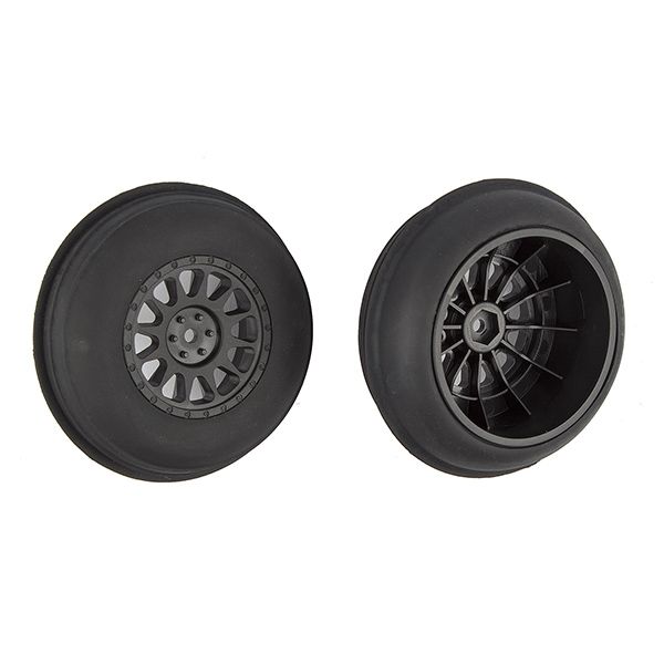 Team Associated Sand Ribbed Front Tyres On Method Sc Wheel (AS71063)