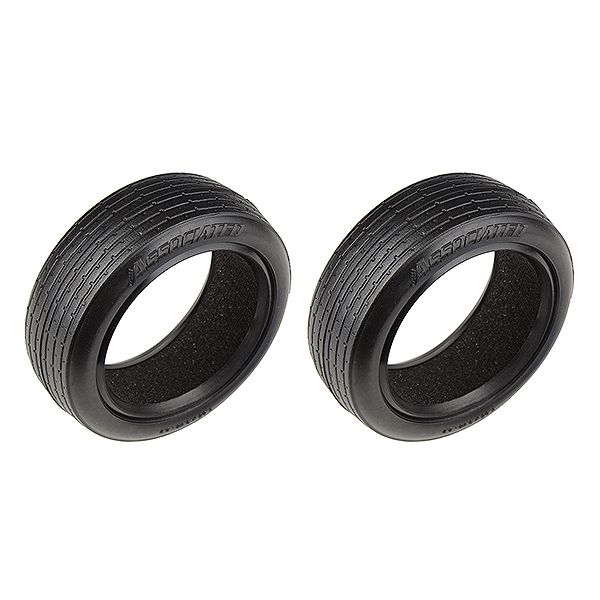 Team Associated DR10 Drag Front Tyres (Pr) (AS71075)