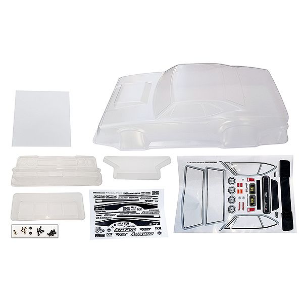 Team Associated DR10 Reakt Drag Body Shell Clear (AS71082)