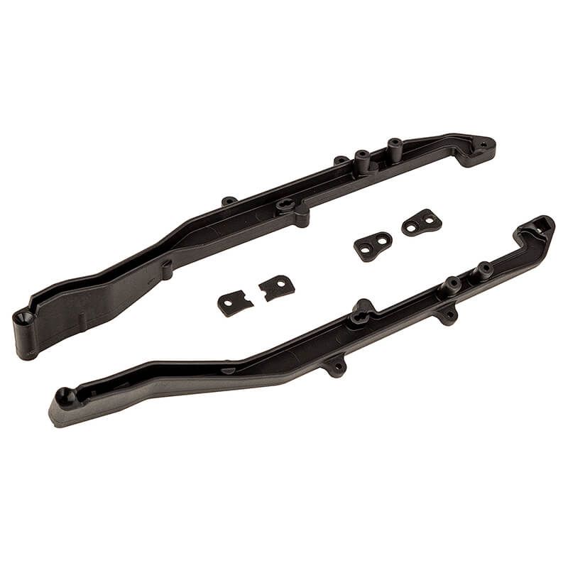 Team Associated RC10SC6.4 FT Side Rails &amp; Tower Wedges Carb (AS71177)