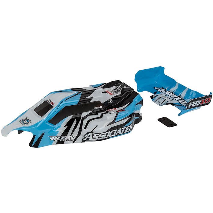 Team Associated RB10 RTR Body &amp; Wing Blue (AS72017)