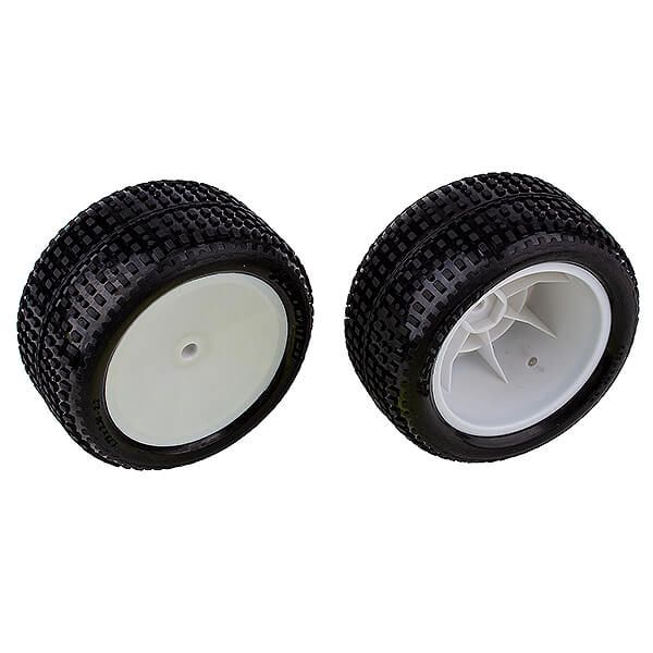 Team Associated RB10 RTR Front Wheels &amp; Tyres Mounted (AS72018)