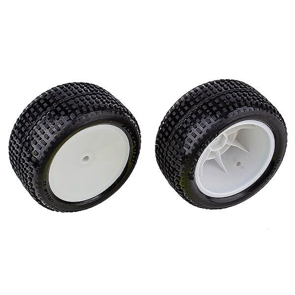 Team Associated RB10 RTR Rear Wheels &amp; Tyres Mounted (AS72019)