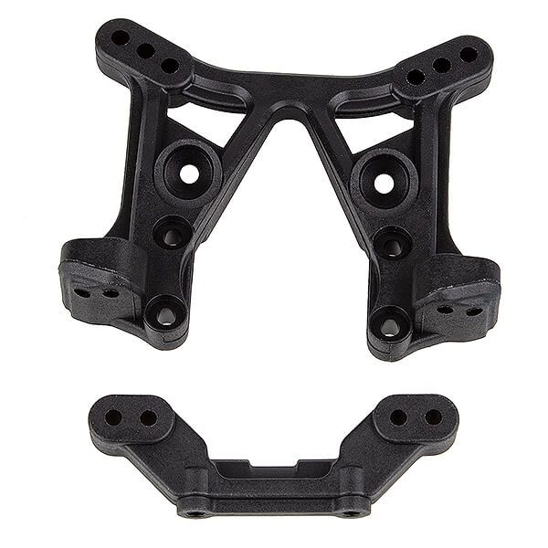 Team Associated DR10M Front Shock Tower &amp; Rear Ballstud Mount (AS72038)