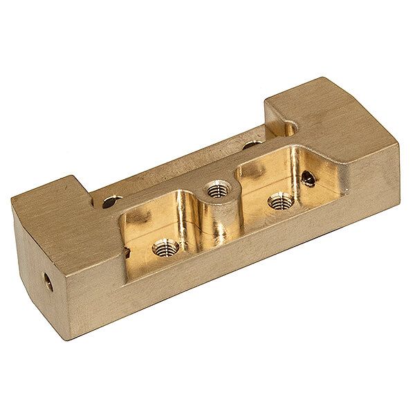 Team Associated DR10M FT Brass Arm Mount D, 50G (AS72091)