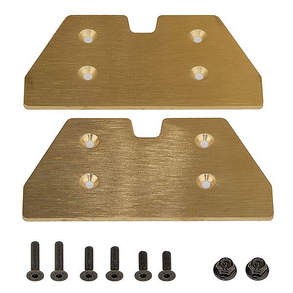 Team Associated DR10 FT Front Bumper Weights, 50G (AS72107)
