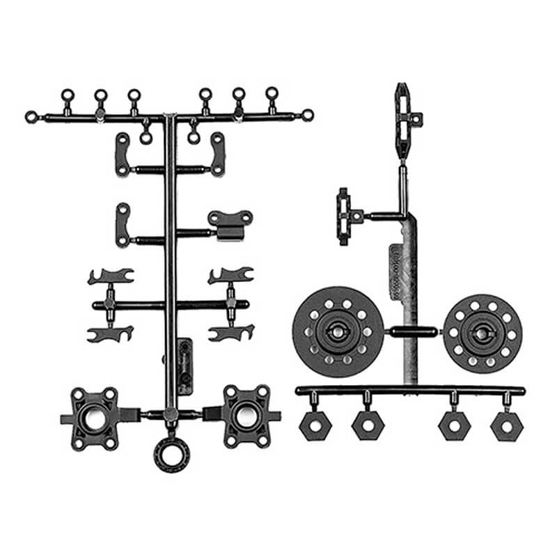 Team Associated DC10 Hubs Front &amp; Rear, Wheel Hex Discs (AS72210)