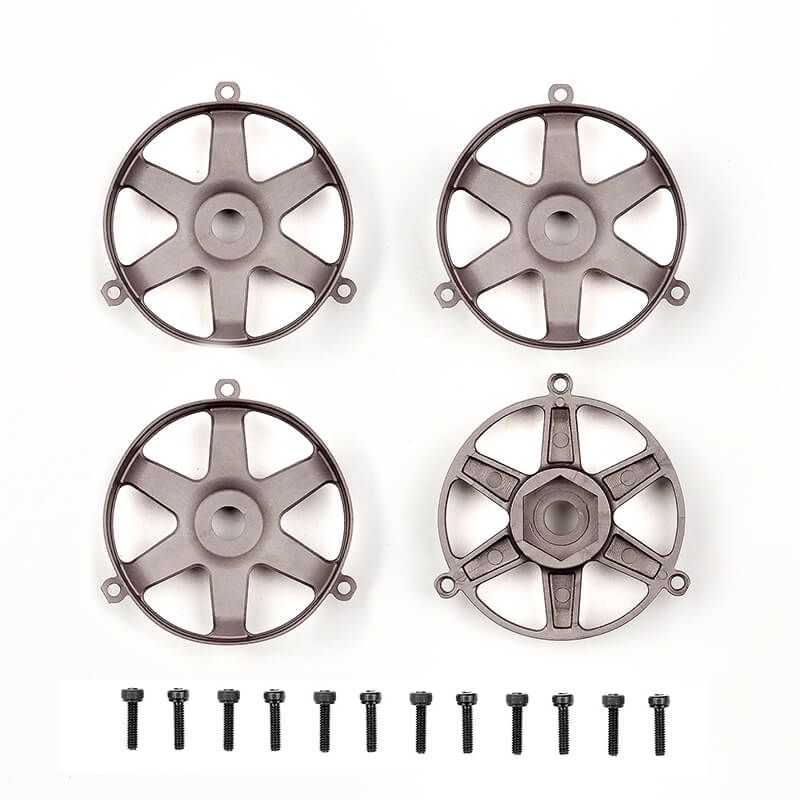 Team Associated DC10 FT Adj. Wheel Face Plate, Bronze (4) (AS72249)