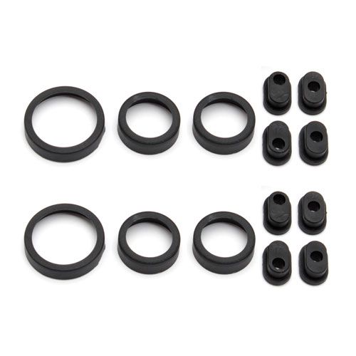 Team Associated Factory Team Rear Hub Inserts (RC8B3/RC8B3.1) Pair For As81077 (AS81078)