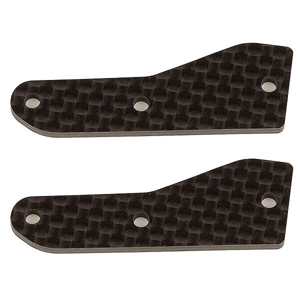 Team Associated RC8B4 FT Front Upper Susp. Arm Inserts Carbon (AS81537)