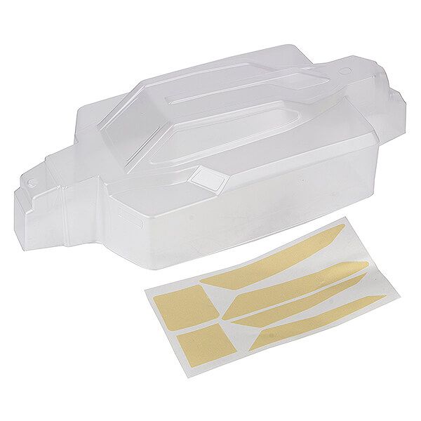 Team Associated RC8B4E Bodyshell Gamma, Clear (AS81583)