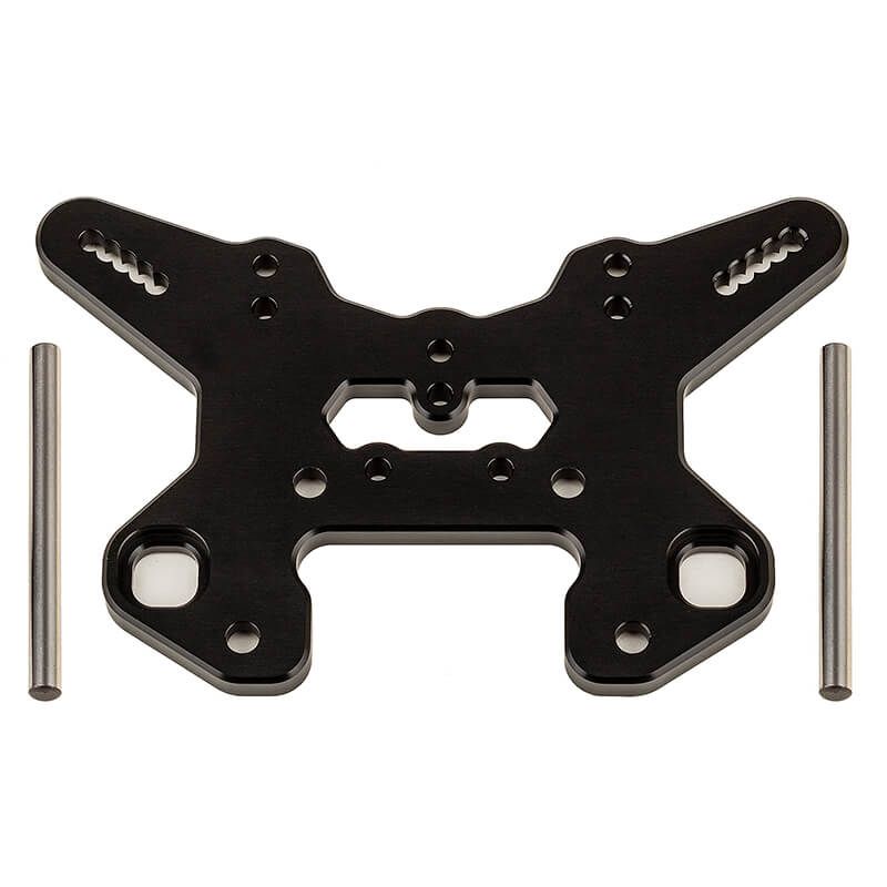 Team Associated RC8T4 Front Shock Tower V2 Black Aluminium (AS81624)