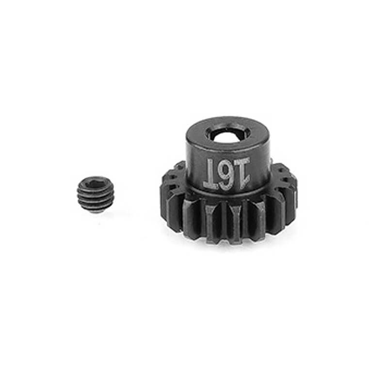 Team Associated FT Steel Pinion Gear 16T Mod1 5mm Shaft (AS81678)