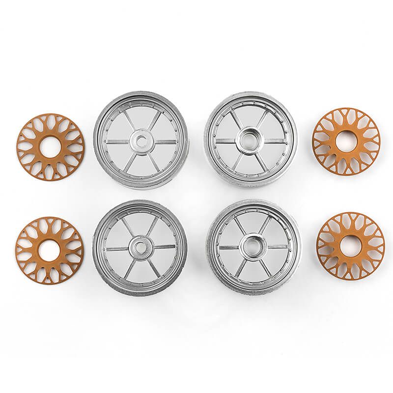 Team Associated RC10Ds Wheels Front &amp; Rear (AS8827)