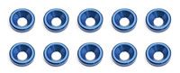 Team Associated Countersunk Washers (Blue) (AS89229)