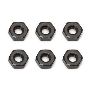 Team Associated M3 Nut (Black) (AS91477)