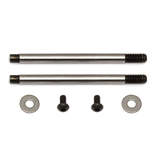 Team Associated 3X21mm Shock ShaFT V2 Chrome For As91576 Body (2) (AS91616)