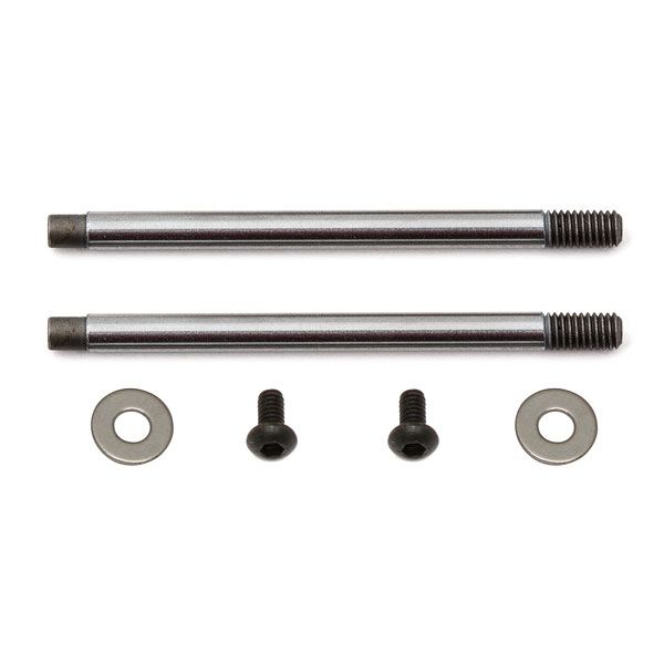 Team Associated FT 3X23 Shock ShaFT V2, Chrome (AS91618)