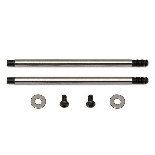Team Associated 3X35mm Shock ShaFT V2 Chrome For As91579 Body (2) (AS91624)