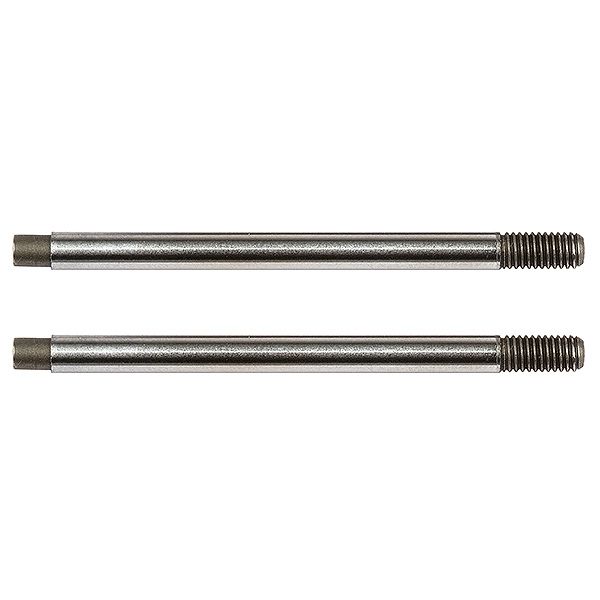 Team Associated 3X24 Shock ShaFTs V2, Chrome (B74) (AS91643)