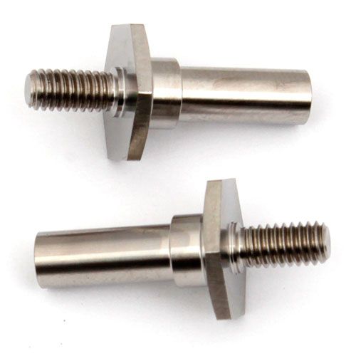 Team Associated B6/B6.1 Titanium Front Axles (AS91683)