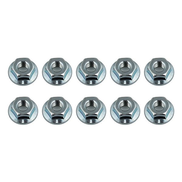 Team Associated Nuts M4 Serrated Wheel Nuts (AS91826)