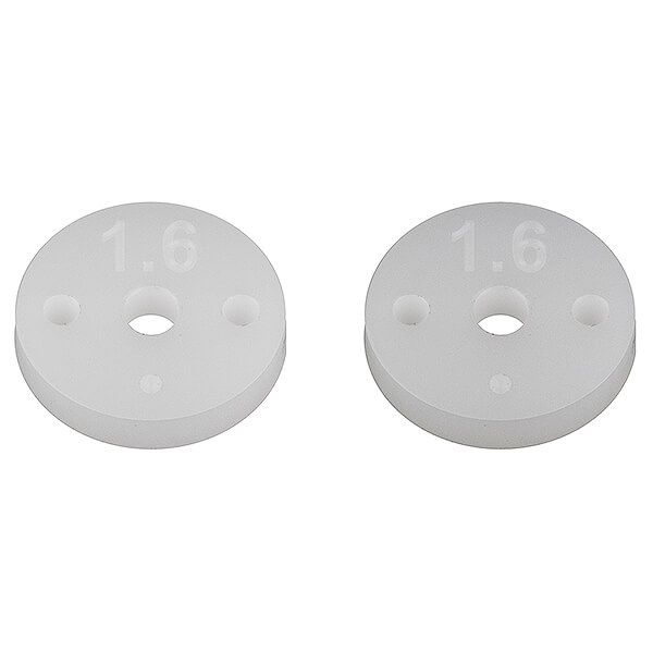 Team Associated FT 13mm Shock Pistons, 2.5mm, 2 X 1.6 (AS91932)