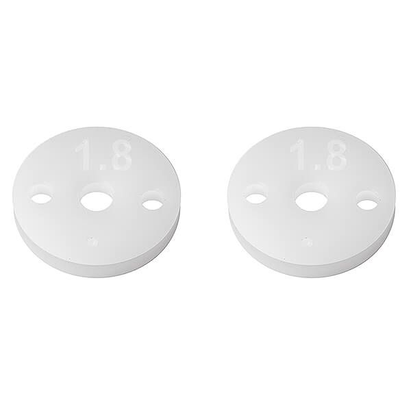 Team Associated FT 13mm Shock Pistons, 2.5mm, 2 X 1.8 (AS91934)