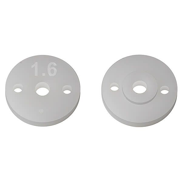 Team Associated FT 13mm Shock Pistons, 2.0mm, 2 X 1.6 (AS91936)