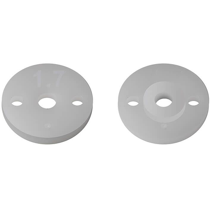 Team Associated FT 13mm Shock Pistons, 2.0mm, 2 X 1.7 (AS91937)
