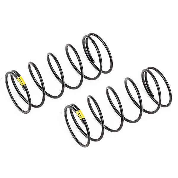 Team Associated 13mm Front Shock Springs Yellow 3.8Lb/In, L44, 6.5T, 1.2D (AS91943)