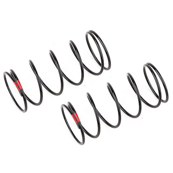 Team Associated 13mm Front Shock Springs Red 4.0Lb/In, L44, 6.25T, 1.2D (AS91944)