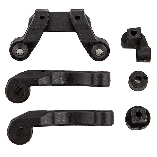 Team Associated RC10B6.4 Front Wing Mount, Fan Mounts &amp; Batt (AS91978)
