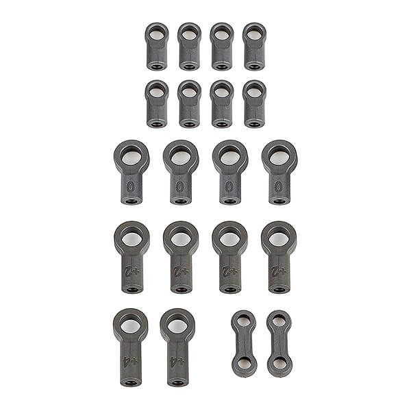 Team Associated RC10B6.4 13mm Shock Rod End Set (AS91997)