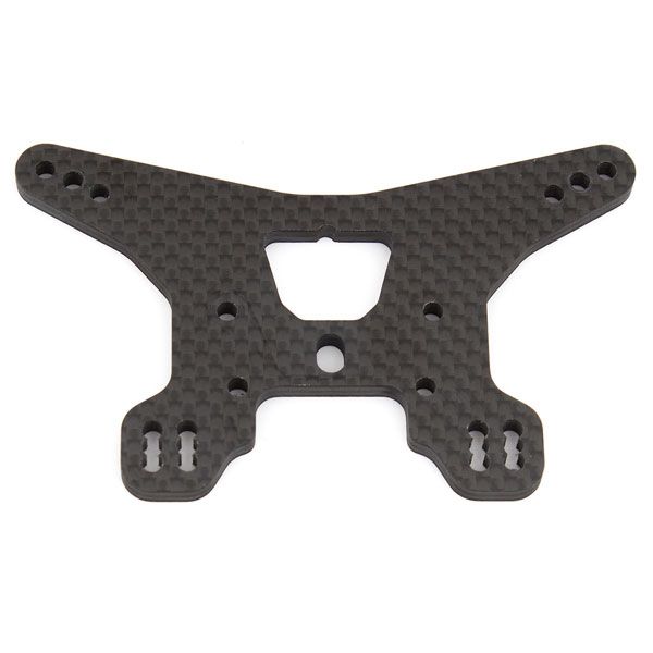Team Associated B64 Rear Shock Tower Woven Carbon Fibre Long (AS92013)