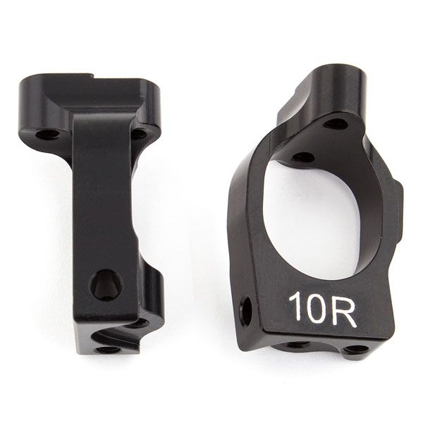 Team Associated B64 Aluminum Caster Blocks, 10 Deg. (AS92029)