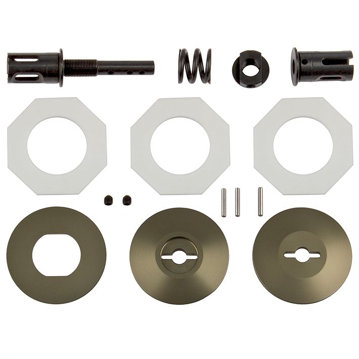 Team Associated B74 Slipper Set (AS92225)