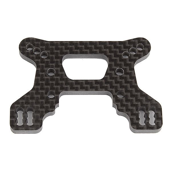 Team Associated RC10B74.1 Front Shock Tower 23mm Carbon (AS92265)