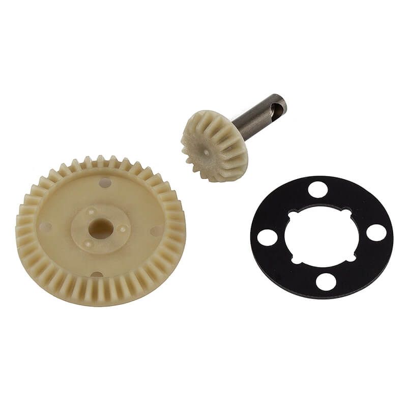 Team Associated B74.2 FT Ring &amp; Pinion Gear Set, Moulded (AS92318)