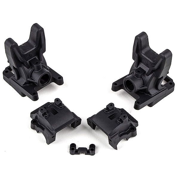 Team Associated RC10B74.2 FT Front Gearboxes 0/2 Height Carbon (AS92326)