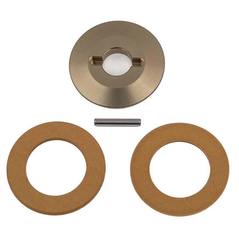 Team Associated B74.2 FT De-Co Upled Slipper Hub &amp; Pads (AS92370)