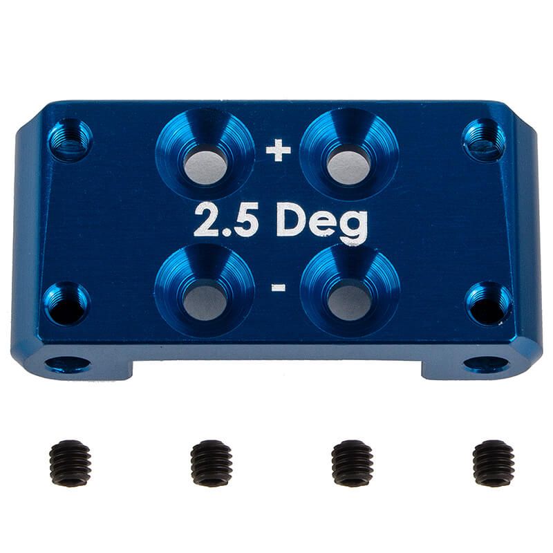 Team Associated RC10B7 FT Front Bulkhead, +/-2.5 Degree (AS92437)