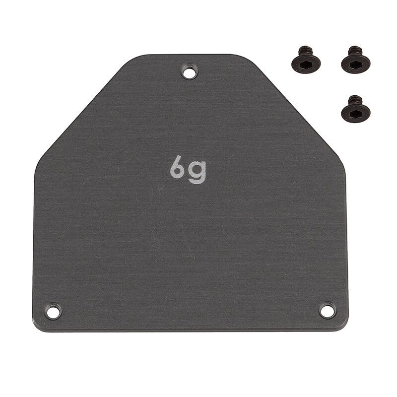 Team Associated RC10B7 FT Alum. Servo Weight Plate 6G (AS92444)