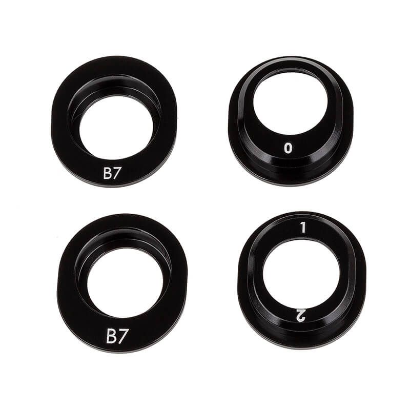 Team Associated RC10B7 FT Alum Differential Height Inserts (AS92455)