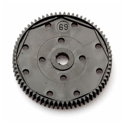 Team Associated RC10B4/T4/B44/B5/B5M T5M/Sc5M/B6/B6D 69T 48DP Spur Gear (AS9648)