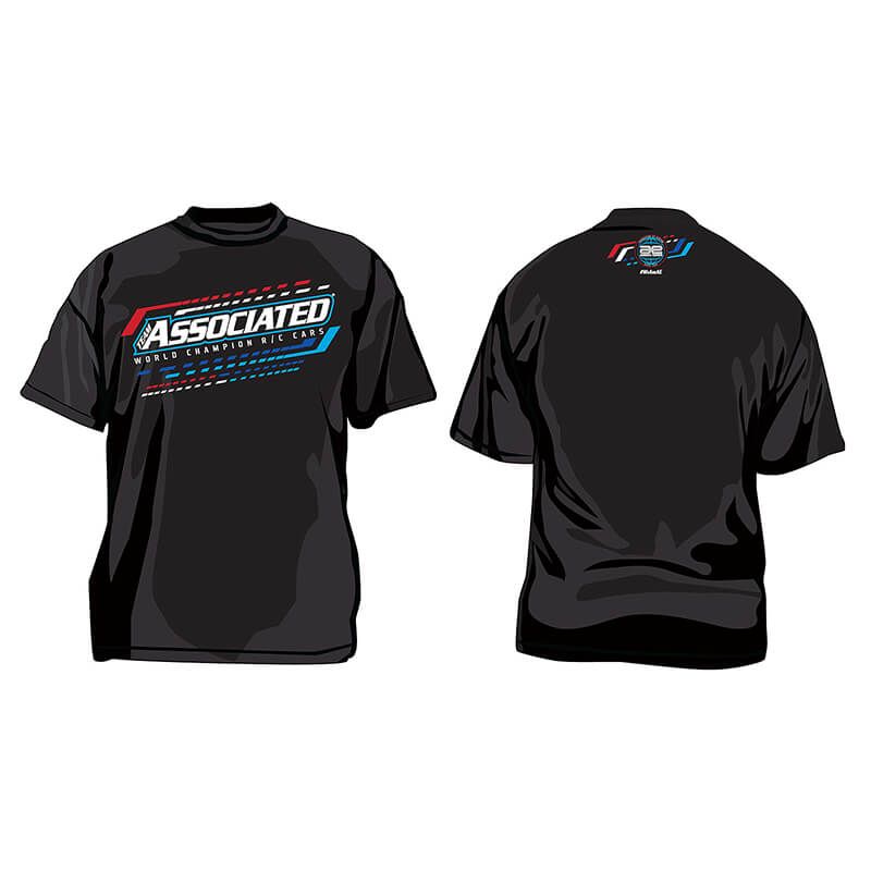 Team Associated Wc23 T-Shirt Black (L) (AS97120)