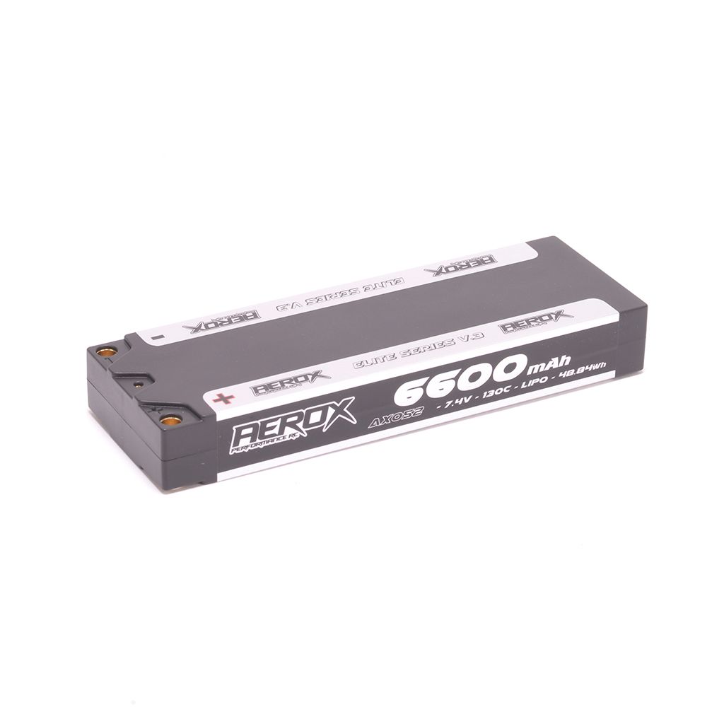 AEROX ELITE LiPo 6600mAh Stick 7.4v 130C 19.5mm (AX052)