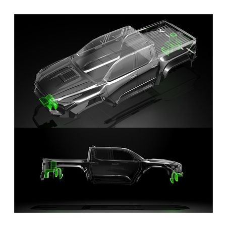 Bittydesign W464 1/18 Clear Body for Traxxas TRX-4M (Pre-cut) (BD-TRX-18W464)