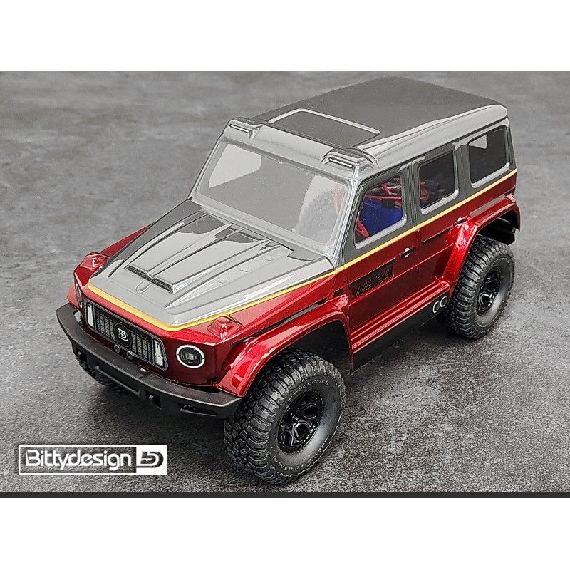 Bittydesign W464 1/18 Clear Body for Traxxas TRX-4M (Pre-cut) (BD-TRX-18W464)